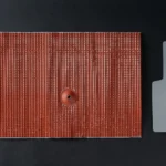 Dieses Bild zeigt das GSS Solarblech rotbraun B40 mit den einzelnen Komponenten.