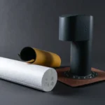 Dieses Bild zeigt den Installationsschacht in anthrazit mit Bitumenmanschette.