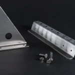 Dieses Bild zeigt den GSF Sailerhalter zweifach mit der GSP Aufnahmeschiene.