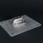 Dieses Bild zeigt den GSF PV-Halter UNI mit Klebegrundplatte.