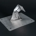 Dieses Bild zeigt den GSF PV-Halter EASY tief mit Klebegrundplatte.